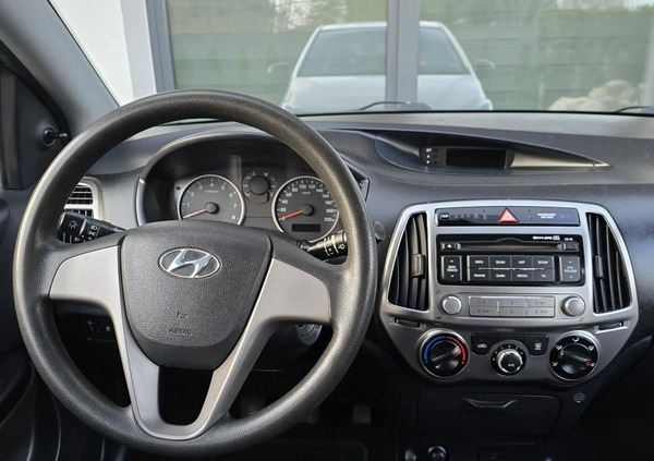 Hyundai i20 cena 22950 przebieg: 192000, rok produkcji 2013 z Piechowice małe 254